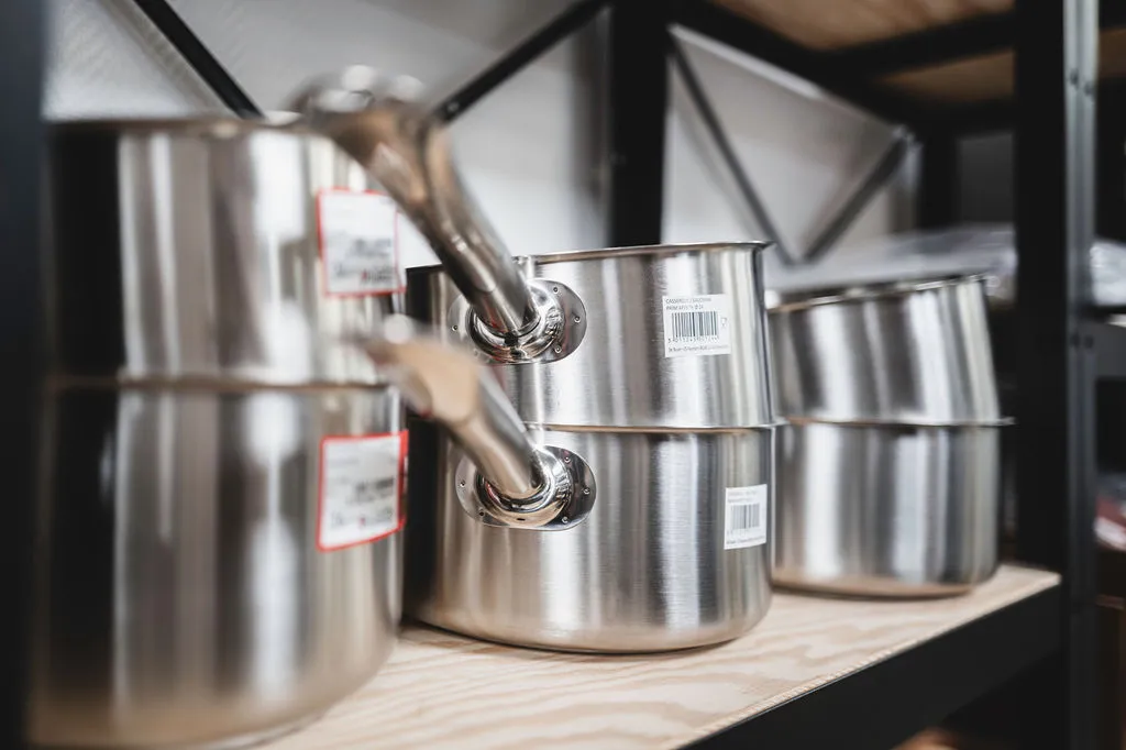 matériel de cuisine professionnelle Showroom paris : focus casserolles