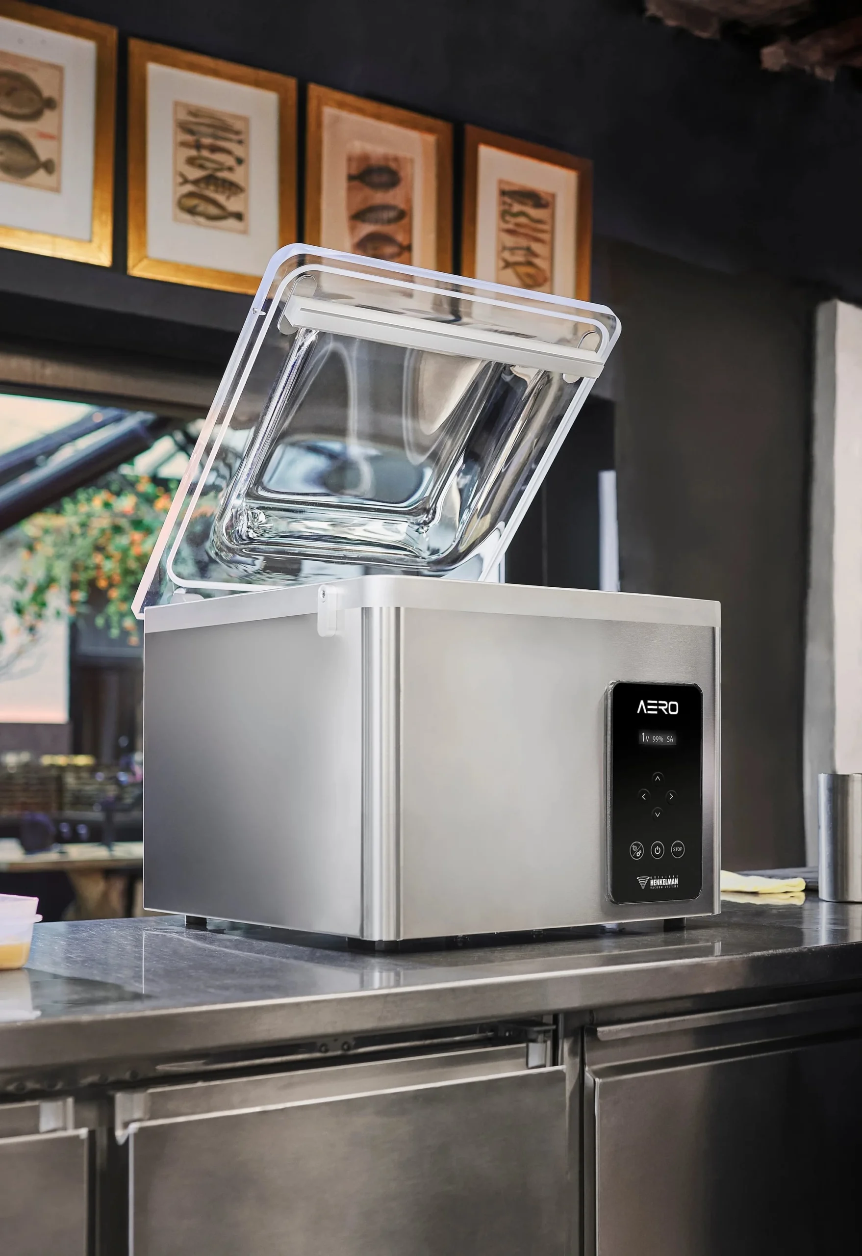 machine sous vide à cloche